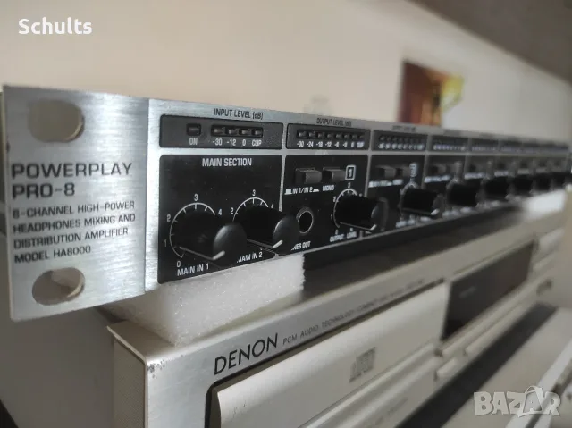 Behringer ha 8000 слушалков усилвател за ремонт, снимка 2 - Аудиосистеми - 55677509