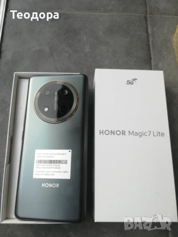 Чисто нов Honor Magic 7 Lite с ново зарядно и кабел , снимка 2 - Други - 54946838