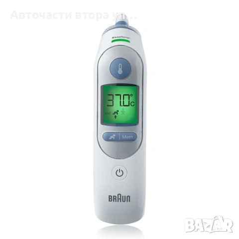 Инфрачервен ушен термометър Braun ThermoScan 7 5828888 20-18, Age Precision, 21 филтъра, Бял, снимка 6 - Други стоки за дома - 54613405