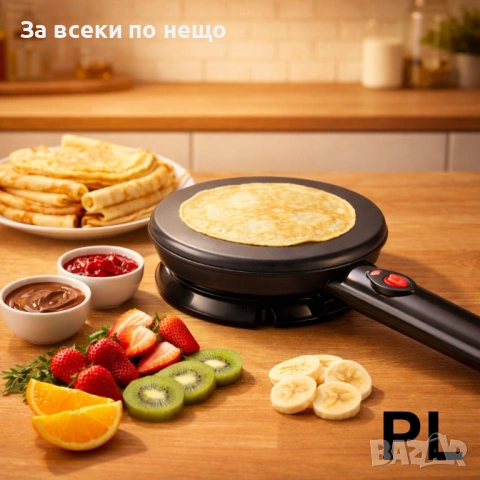 Уред за приготвяне на палачинки терморегулатор, Черен Код P2176, снимка 7 - Други - 54170117