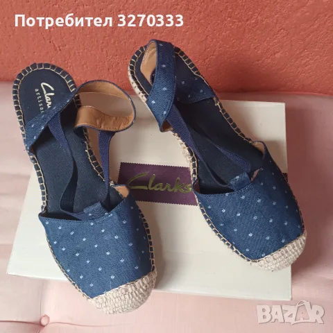Дамски еспадрили Clark , снимка 4 - Сандали - 55381968
