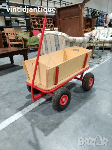 Bollerwagen - традиционна разглобяема немска ръчна количка, снимка 4 - Антикварни и старинни предмети - 54483959