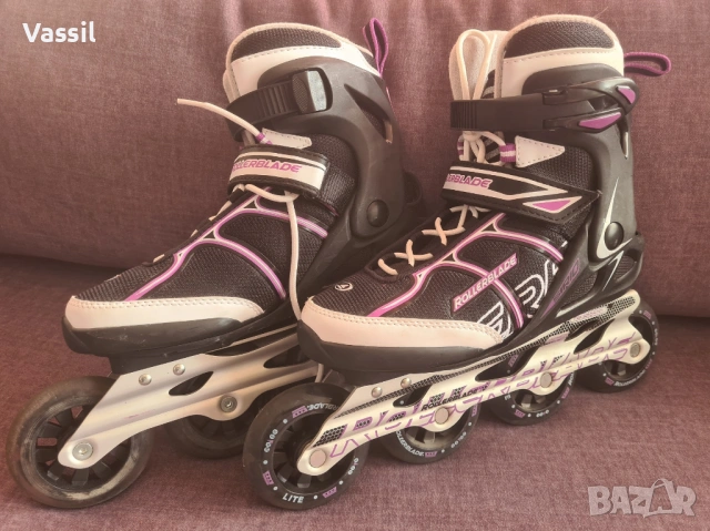 №38 Rollerblade sirio82 SG5 дамски ролери отлични!, снимка 3 - Ролери, кънки - 54238566