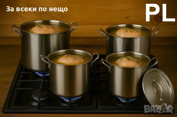 Големи Алпака тенджери от 8части Код P2539, снимка 2 - Съдове за готвене - 54805527