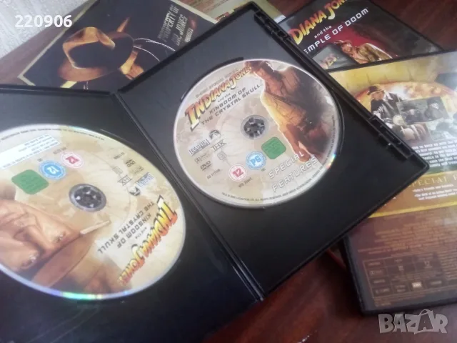 4 DVD Indiana Jones/Индиана Джоунс комплект, снимка 2 - DVD филми - 55578501