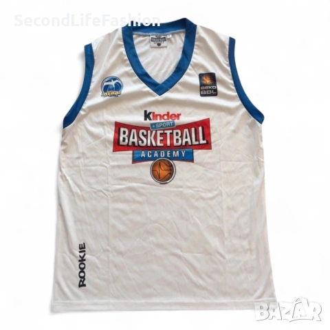 Баскетболен потник Kinder бял мъжки размер S