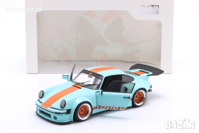 PORSCHE 911 KS-R by Khyzyl Saleem Blue Racer 2026 - мащаб 1:18 на Solido моделът е нов в кутия, снимка 7 - Колекции - 54709023