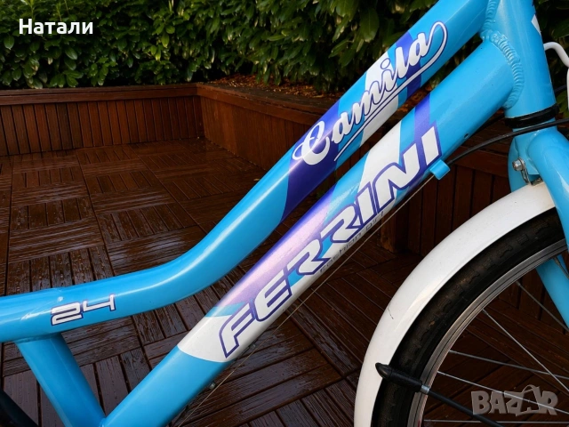 Велосипед Ferrini Camila 24” -  отлично състояние, снимка 3 - Велосипеди - 55221707