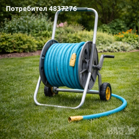 Гъвкъв градински маркуч с медни накрайници, снимка 12 - Напояване - 55070596