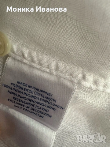 Ralph Lauren - 100% лен - мъжка риза, снимка 4 - Ризи - 54994975