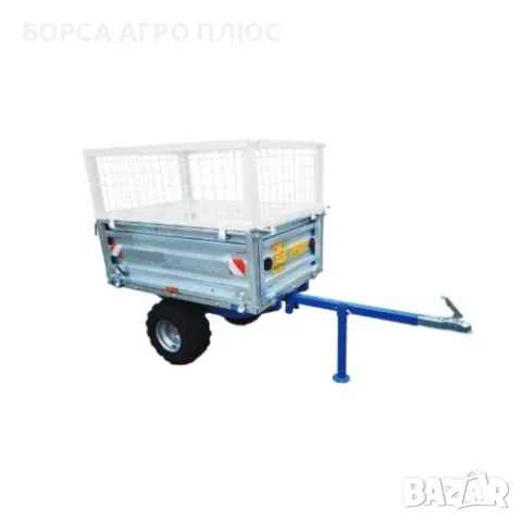 Ремарке едноосно с механично разтоварване GRAECUS MT600-M