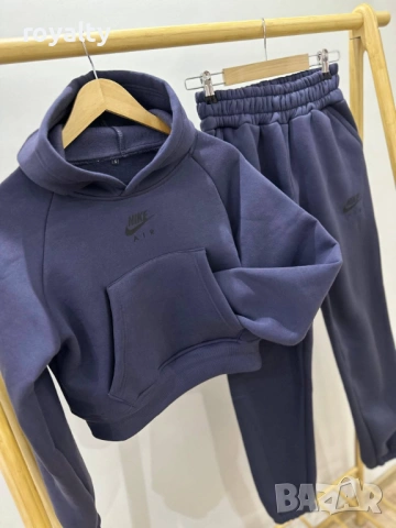 Nike Нов Лилав Ватиран Дамски Екип Найк 