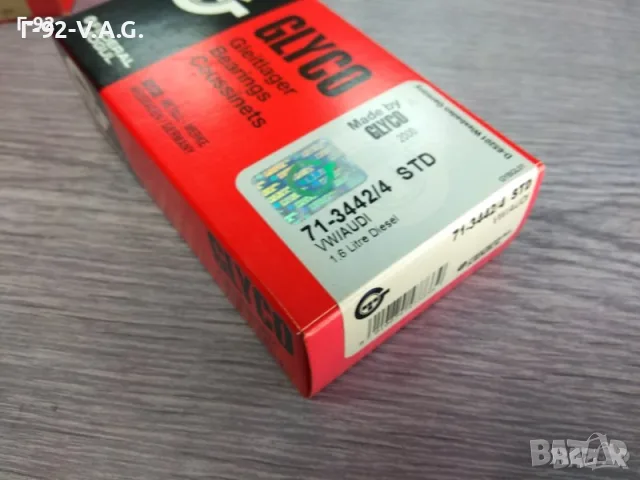 71-3442/4 STD**NEU**GLYCO**Биелен лагер**VW / Audi 1.6 Diesel STD**