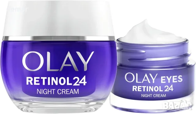 Нощен крем Olay Retinol 24 50 мл + крем за очи 15 мл