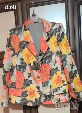 Max Mara (Marina Rinaldi) Size XL Памук, Вискоза , снимка 2 - Сака - 54349695
