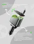 LISEN - USB адаптер за бързо зарядно за кола, аксесоари за кола, снимка 3