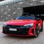 Акумулаторен джип Audi RS E-Tron GT 4X4 Licensed с меки гуми и кожена седалка 12V, снимка 16