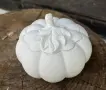 3D Грамадна тиква и капак с листо силиконов молд форма фондан гипс шоколад кашпа саксия кутия смола , снимка 5