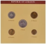 СЕТ ПЕТ МОНЕТИ ОТ ЛИВАН ⭐THE FRANKLIN MINT⭐, снимка 2