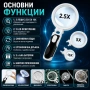 Увеличителна мощна ръчна лупа с LED осветление лампа дръжка различни сменяеми лещи четене бижута, снимка 8