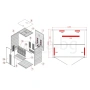 Инфрачервена сауна RUBY 2 F20120 с инфрачервени нагреватели, за 2 човекa, снимка 2