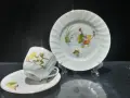 Стар български порцелан детски комплект за хранене , снимка 1