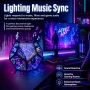 RGBW Infinity Mirror LED лампа с дистанционно и APP контрол (умно осветление), снимка 3