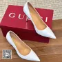 Gucci Leather Pumps – White, снимка 1