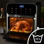 Еър фрайър и фурна 2-в-1 , XXL Капацитет 8.5L, 1350W, 10 Програми, LED Тъч дисплей, снимка 6