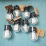 Соларни LED висящи лампи напукано стъкло, снимка 1