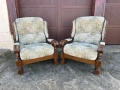 Комплект 2 бр. масивни кресла – класически стил, снимка 1