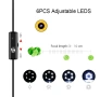 Ендоскоп с Твърд Кабел Водоустойчив Бороскоп Камера USB OTG 5.5mm 2м Hard cable, снимка 3