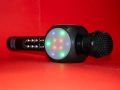 Tuxun Безжичен Bluetooth Караоке Микрофон с Говорител, LED Светлини и Сменяема Батерия 18650, снимка 3