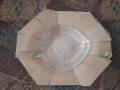 Плато стъклена тава и сервиз за кафе, снимка 2