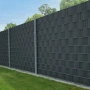 Антрацитна оградна лента 19 см x 35 м – UV устойчива и лесна за монтаж, снимка 4