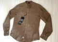 Blauer Len/ Лен Slim Fit Mens Size M НОВО! ОРИГИНАЛ! Мъжка Ленена Риза, снимка 8