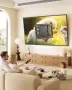 Нова Нископрофилна TV стойка за стена телевизор 23-43” до 45 кг, VESA 200x200, снимка 9