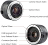 Черен телеконвертор Viltrox C-AF 2x II Teleplus със съвместим с Canon, снимка 5