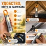 Мощен ръчен LED фенер къмпинг лампа различни цветове филтри за палатка, снимка 3