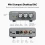 Fosi Audio K5 Pro висококачествен ДАK DAC, усилвател за слушалки и външна звукова карта, снимка 5