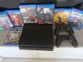 PS4 + 2 джойстика + 7 игри, снимка 1