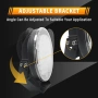 2бр. RIGIDON Кръгли LED прожектори 225W, 23 см, 6000K, LED за SUV ATV, трактор, камион, 4 x 4, снимка 9