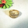 Пръстен с 14К златно покритие 224890, снимка 1
