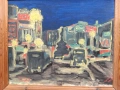Авторска картина масло, 1948 г., снимка 2