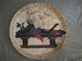 Комплект декоративни стенни керамични чинии , снимка 1