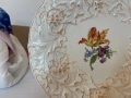 Рядък Meissen с медено златист кант ръчно декорирана, снимка 6