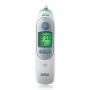 Инфрачервен ушен термометър Braun ThermoScan 7 5828888 20-18, Age Precision, 21 филтъра, Бял, снимка 6