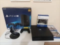PS 4 PRO 1 TB (Последна ревизия CUH-7216B) + 2 контролера, зарядно и игри. (Профилактиран), снимка 1