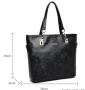 👜✨ КОМПЛЕКТ ОТ 6 БРОЯ ЛУКСОЗНИ ДАМСКИ ЧАНТИ – ЧЕРЕН ЦВЯТ ✨👜, снимка 3