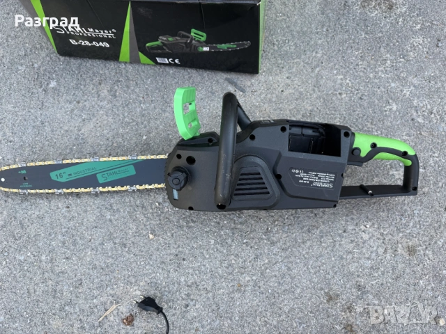 Немска акумулаторна резачка STAHLMAYER 72V 8Ah с 2 батерии, снимка 9 - Градинска техника - 54726097